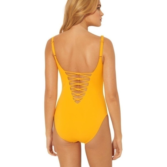New! Bleu Rod Beattie Plunge One-Piece Swimsuit - Picture 2 of 8